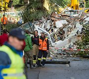 Žemės nuo&scaron;liaužos padariniai &Scaron;veicarijoje 