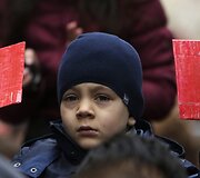 Demonstrantai Prahoje 