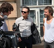 Filmo &bdquo;Pakeliui&ldquo; filmavimo akimirka