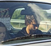 Filmo &bdquo;Pakeliui&ldquo; filmavimo akimirka