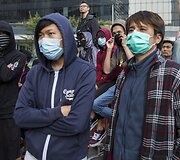 Protestuotojai Honkonge 