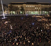 Demonstrantai Budape&scaron;te 