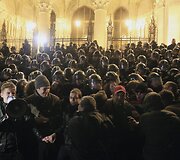 Demonstrantai Budape&scaron;te 