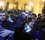 Demonstrantai Budape&scaron;te 