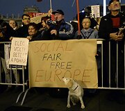 Demonstrantai Budape&scaron;te 