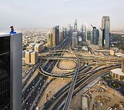 Ekstremalė ant dangoraižio Dubajuje