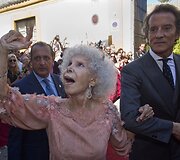 Albos kunigaik&scaron;tienė Maria del Rosario Cayetana Fitz-James Stuart su savo vyru Alfonso Diezu (2011 m.)
