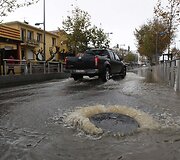 Potvynis Prancūzijos pietuose 