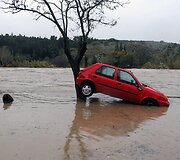 Potvynis Prancūzijos pietuose 
