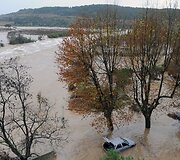 Potvynis Prancūzijos pietuose 