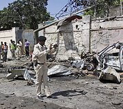 Sprogimo padariniai Mogadi&scaron;e 