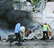 Sprogimo padariniai Mogadi&scaron;e 