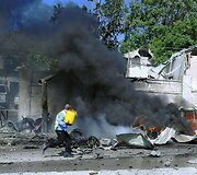 Sprogimo padariniai Mogadi&scaron;e 
