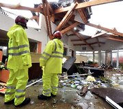 Tornado padariniai Prancūzijos pietuose 