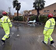 Tornado padariniai Prancūzijos pietuose 