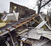 Tornado padariniai Prancūzijos pietuose 