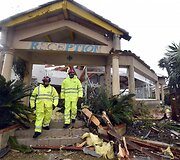 Tornado padariniai Prancūzijos pietuose 