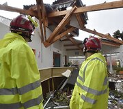 Tornado padariniai Prancūzijos pietuose 