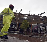 Tornado padariniai Prancūzijos pietuose 