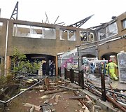 Tornado padariniai Prancūzijos pietuose 