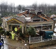 Tornado padariniai Prancūzijos pietuose 