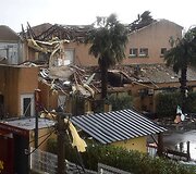 Tornado padariniai Prancūzijos pietuose 