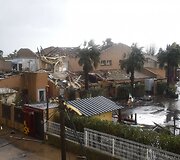Tornado padariniai Prancūzijos pietuose 