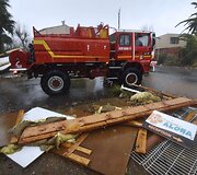 Tornado padariniai Prancūzijos pietuose 
