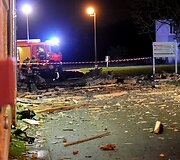 Prancūzijoje ant pastato nukrito karinis lėktuvas 