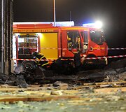 Prancūzijoje ant pastato nukrito karinis lėktuvas 