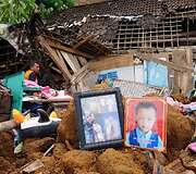 Žemės nuo&scaron;liauža Indonezijoje 