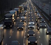 Transporto spūstis Belgijoje 