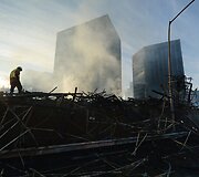 Gaisro padariniai Los Andžele 