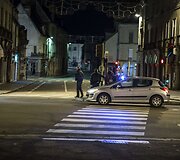 Įvykio vieta, kurioje automobiliu buvo nutrenkti žmonės.