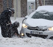 Sniegas Prancūzijoje 