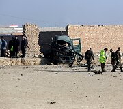 Kabule su automobiliu susisprogdino mirtininkas