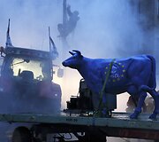 Ūkininkų protestas Briuselyje 