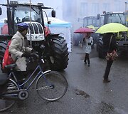 Ūkininkų protestas Briuselyje 