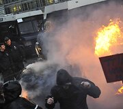 Ūkininkų protestas Briuselyje 