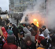 Ūkininkų protestas Briuselyje 