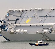 &bdquo;Hoegh Osaka&ldquo; krovininis laivas Laman&scaron;o sąsiauryje