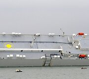 &bdquo;Hoegh Osaka&ldquo; krovininis laivas Laman&scaron;o sąsiauryje