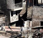 Filipinuose per gaisrą sudegė daugiau kaip 200 namų.
