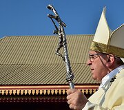 Popiežius Pranci&scaron;kus &Scaron;ri Lankoje