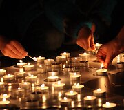 Sausio 13-osios minėjimas Vilniaus Balsių pagrindinėje mokykloje