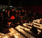 Sausio 13-osios minėjimas Vilniaus Balsių pagrindinėje mokykloje