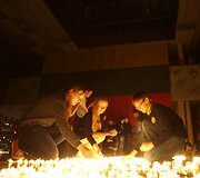 Sausio 13-osios minėjimas Vilniaus Balsių pagrindinėje mokykloje