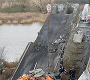 Sugriuvęs tiltas Kaliningrade