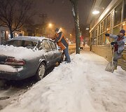 Sniegas Konektikuto valstijoje