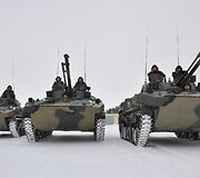 Rusijos pėstininkų kovos ma&scaron;inos &bdquo;BMD-4 Bakhcha&ldquo;